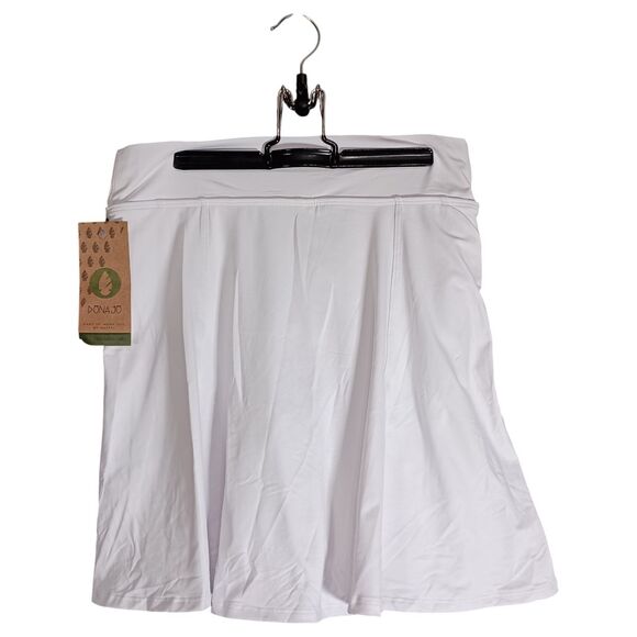 Dona Jo Skort Womens Large Short Polyamide All Seasons White Pull On - Picture 2 of 5